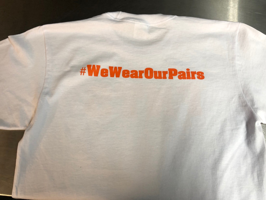 White & Orange T-Shirt