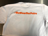 White & Orange T-Shirt