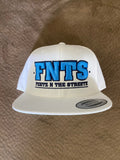 White & Blue Snapback