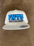 White & Carolina Blue Snapback