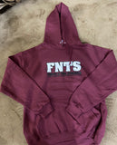 Maroon & White Hoodie