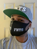 Black Face Mask w/(gray or Red) FNTS Logo