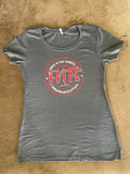 Charcoal & Red Women's T-Shirt