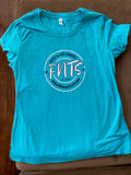 Tahiti Blue & White Women's T-Shirt