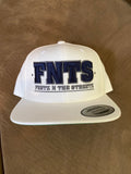 White ,Navy & Charcoal Snapback