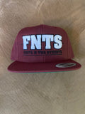 Maroon & White Snapback