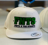 White Green & Black Snapback