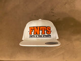 White & Orange SnapBacks