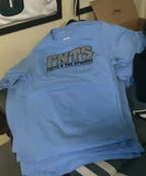 University Blue , Grey & Black T-Shirt